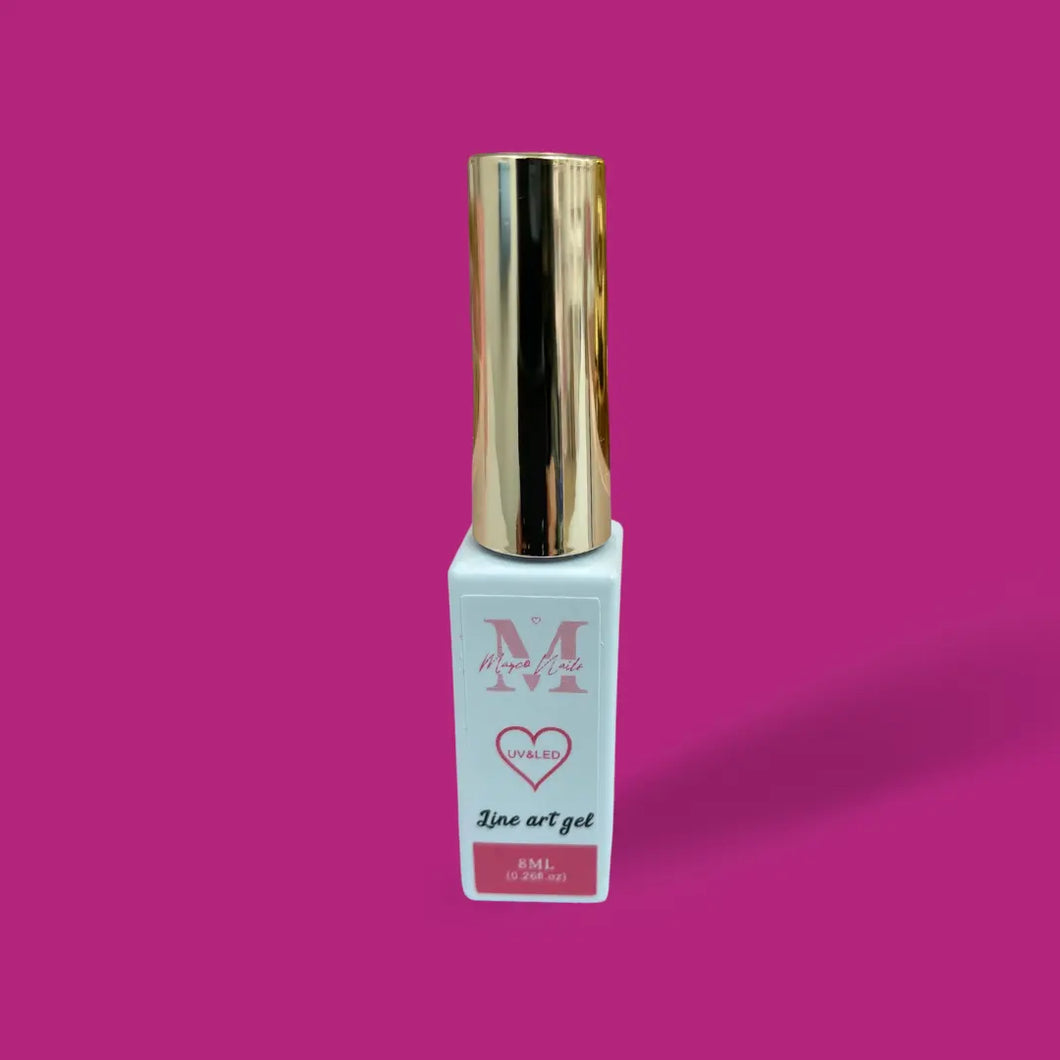 Gel polish with brush for art Color 001
