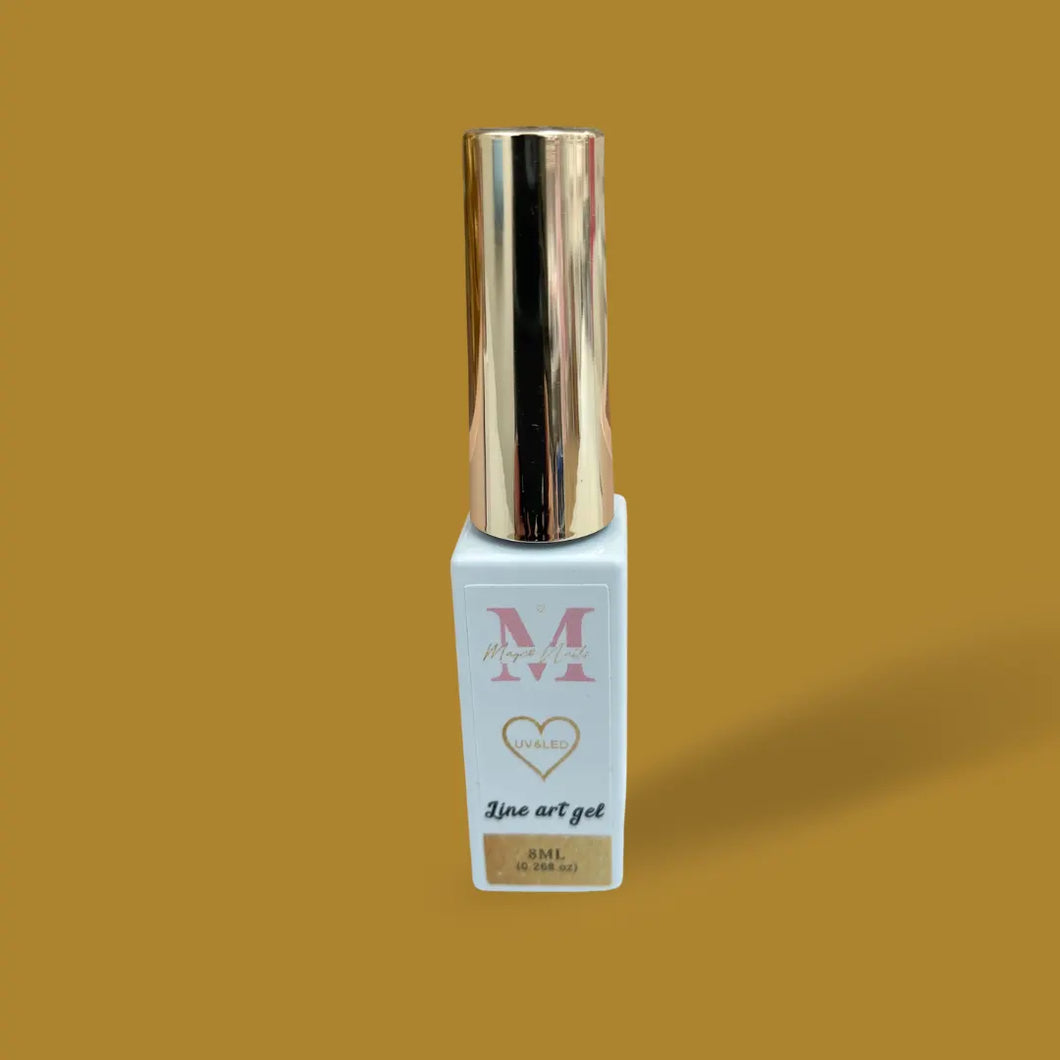 Gel polish with brush for art Color 012