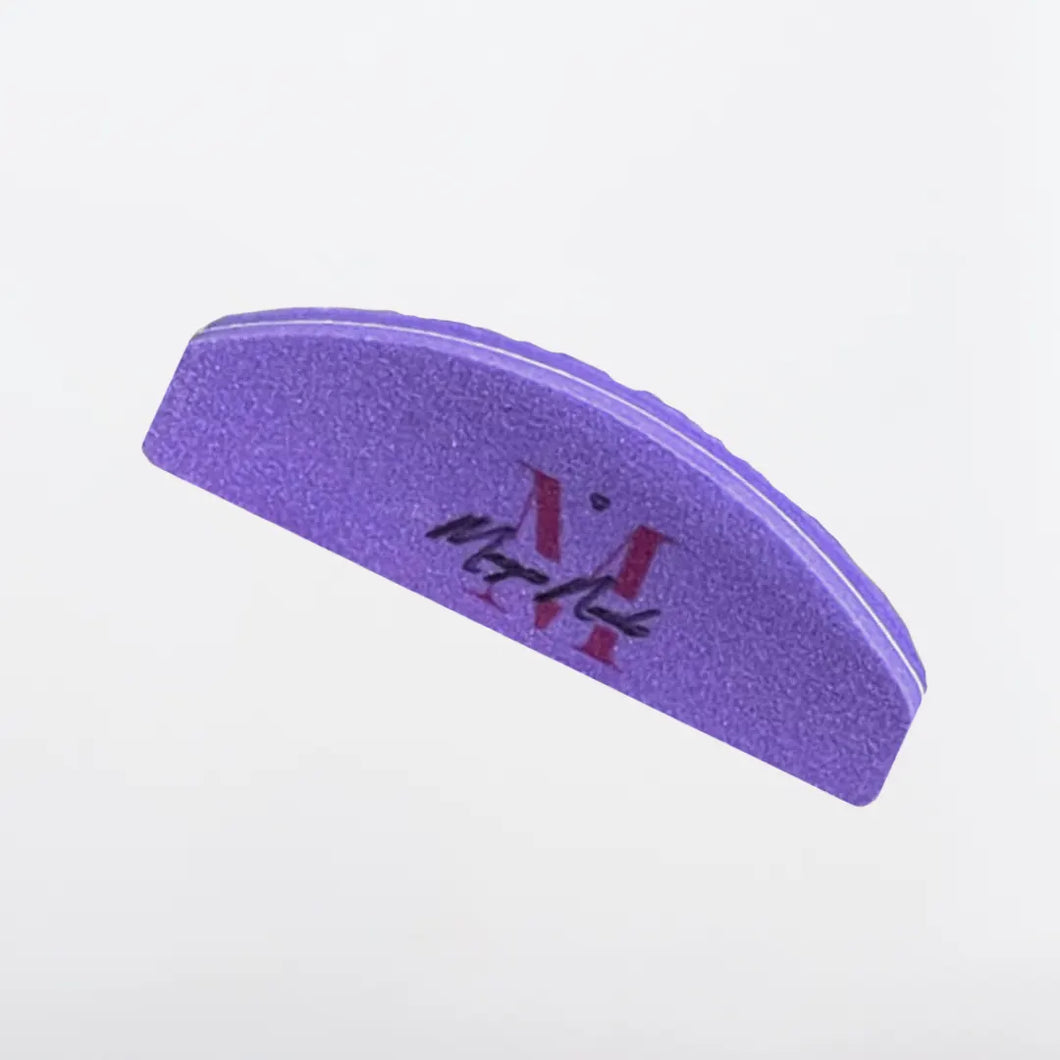 Small purple half moon spong file